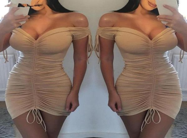 

uk women bodycon pencil dress ladies summer clubwear mini dress women summer dresses polyester vneck dresses9891501, Black;gray