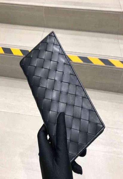

pattern wallet card coin purse genuine leather cowhide luxury design multi function card package clamshell bag7156015, Black