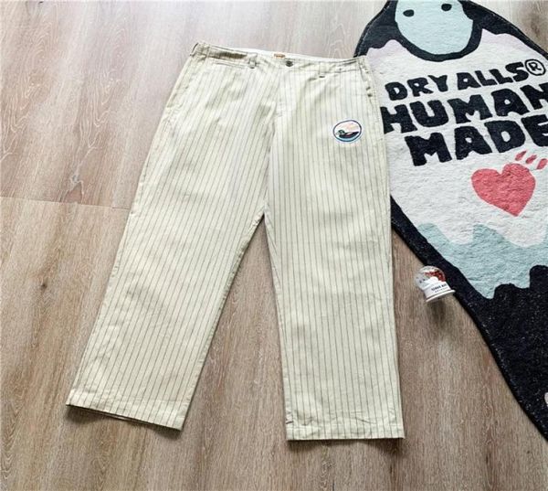 

pants men women 1 high street vintage cargo casual straight stripe trousers3473706, Black;brown