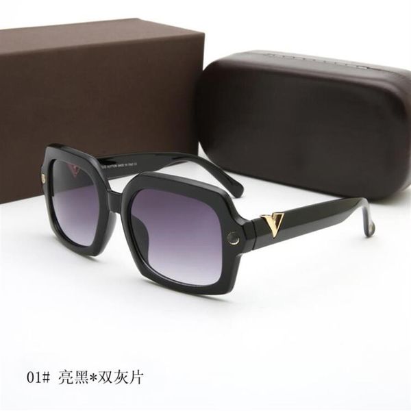 

1pcs brand sun glasses evidence sunglasses designer glasses eyewear mens womens polished black sunglasses 725197j, White;black
