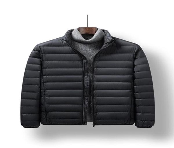 

lightweight parkas waterresistant packable puffer jacket men regular fit fashion warm autumn winter coats82404316969573, Black