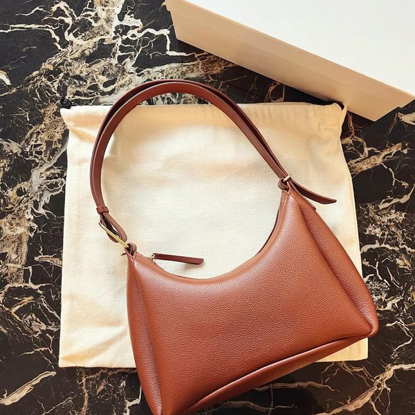 

luxury designer numero dix shoulder evening bags mens cowhide zipper underarm bags 10a quality cyme cross body half moon bag totes women sum