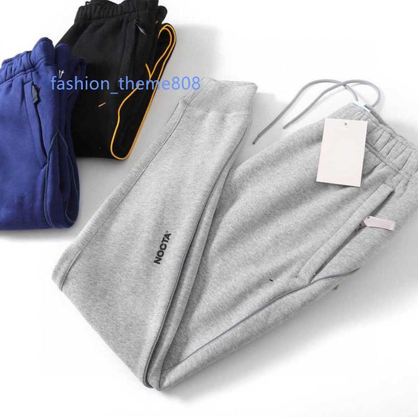 

2023 nocta designer pants mens sweatpants technology fleece sports trousers men women casual pants tidal flow design 555ess, Black