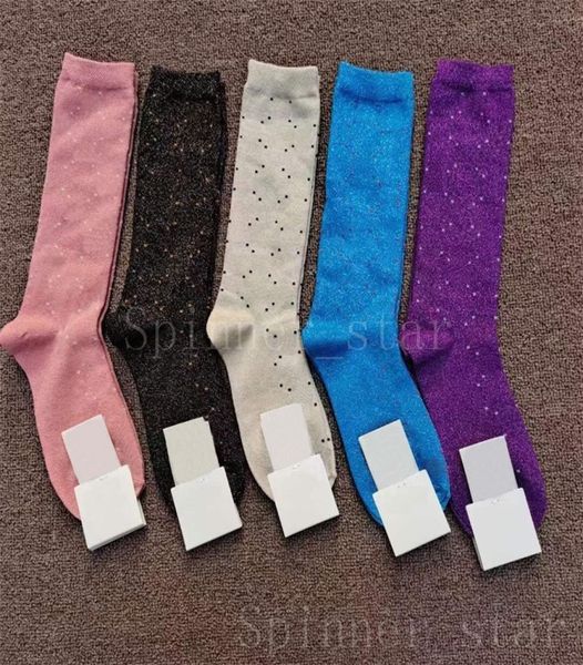 

girls sock fashion seasons letters good quality retro glitter highend style sports4308803, Black;white