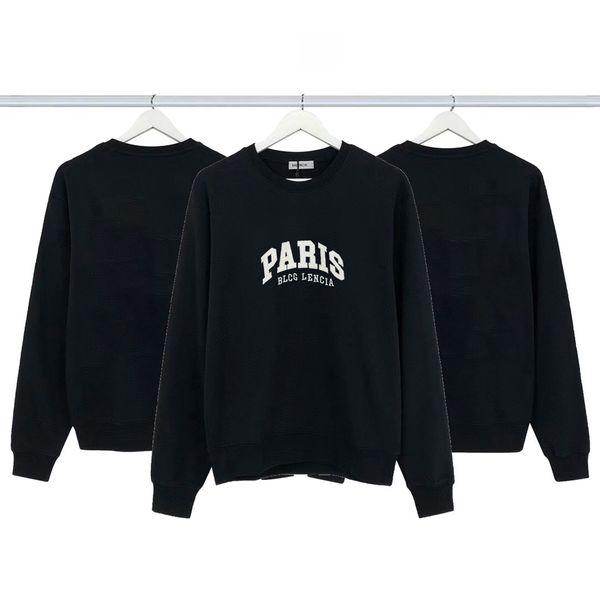

blcg lencia autumn winter oversize hoodies mens carbonized compact spinning fabric wardrobe essentials sweatshirts warm plus size brand clot, Black