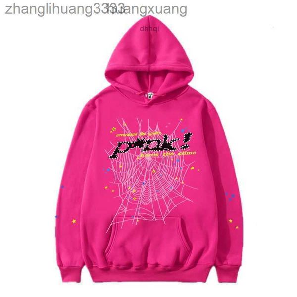 

hoohies designer suprem hoodie spider hoodies for men hoodies women 555555 men women hoodie foam print spider web pullover hoodie men fashio, Black