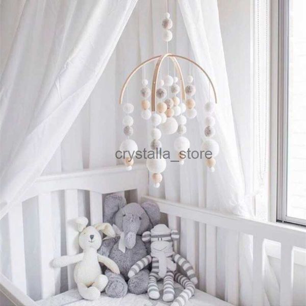 

baby rattles toys 0-12 months for newborn crib bed bell holder hanging toys toddler carousel for cots baby room decor hkd230817