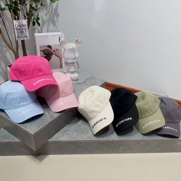 

women's candy color designer ball cap men's sports style hat brim letter embroidery adjustable size casquette, Blue;gray