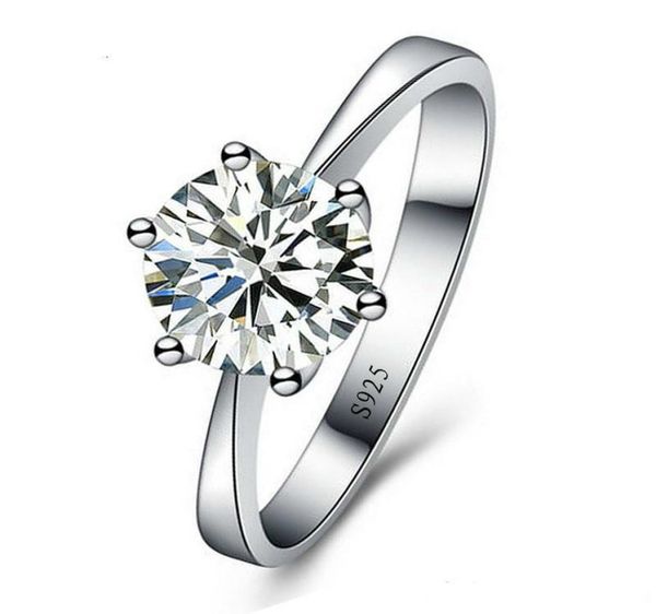 

2021 romantic wedding rings jewelry cubic zirconia ring for women men 925 sterling silver rings accessories3045543, Golden;silver