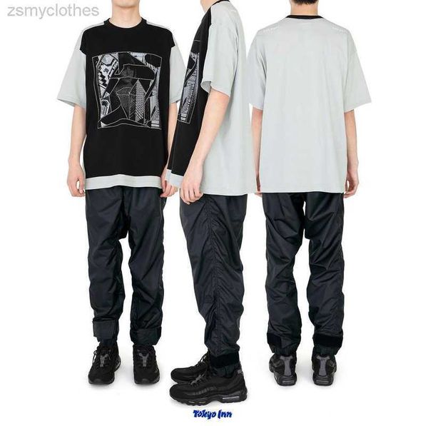 

men's t-shirts 21ss cavempt c.e patchwork men t shirt 1 1 cav empt vintage women t-shirt cav empt c.e harajuku tshirt, White;black
