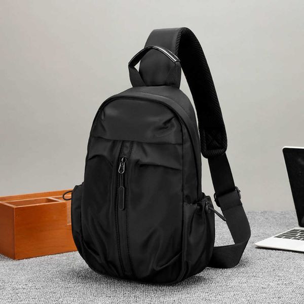 

men's chest bag outdoor leisure durable crossbody usb charging multifunctional men 230220