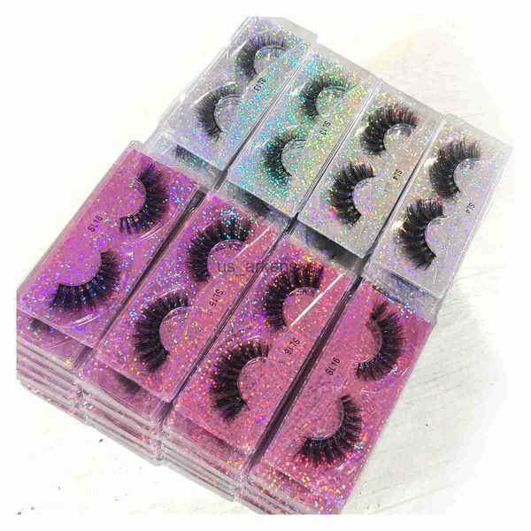

false eyelashes 5/10/30/50/100pcs fluffy mink eyelashes wholesale natural long 3d false mink lashes hand made fake eyelashes makeup faux cil