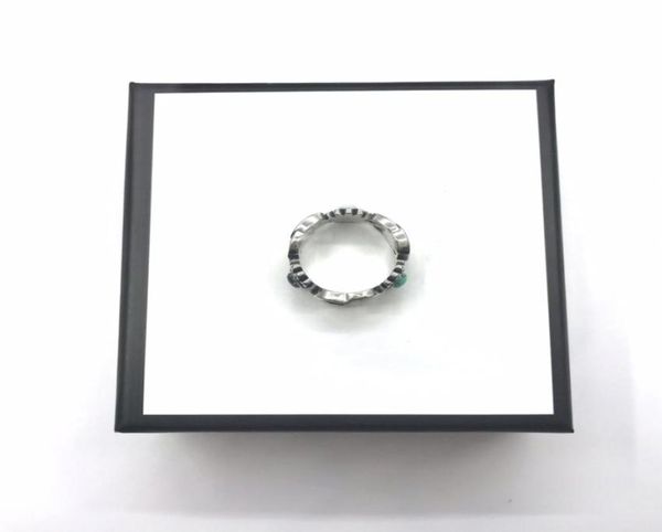 

925 sterling silver ring luxury designer quality charm rings for couple jewelry supply5224337, Golden;silver