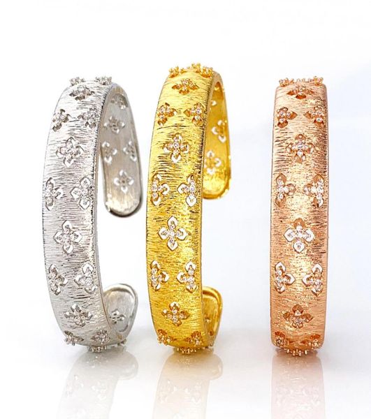 

designer cuff bangle rose gold silver copperl luxury simples friendship love bangles jewelry women mens bracelets fashion simple j4265575, White