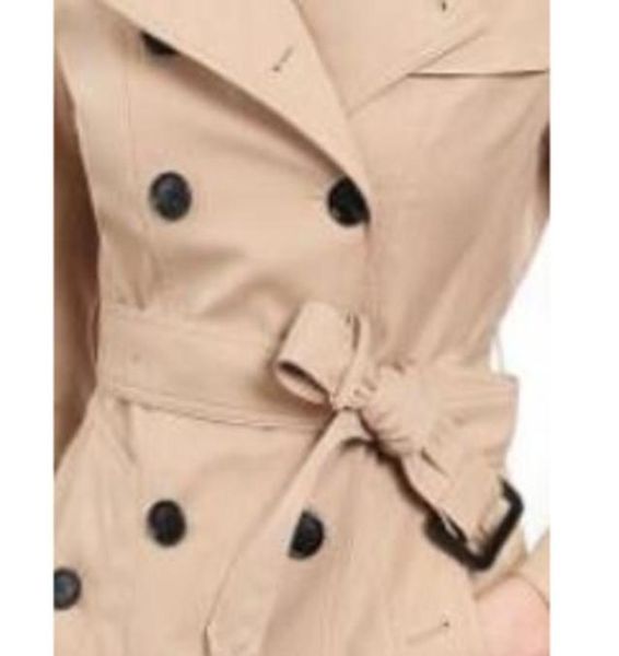 

ladies long trench coat ladies fashion jacket british trench coat midlength trench coatdesign9934242, Tan;black