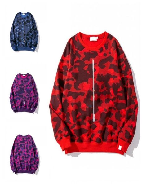 

mens hoodies camouflage streetwear hip hop casual loose fit women fashion long sleeve hoodie couple sweaters hd21034330851, Black