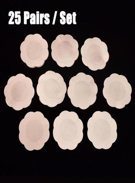 

25pairs bag flower adhesive nipple covers pads body breasts stickers disposable milk paste anti emptied the chest paste bra348n7102048518