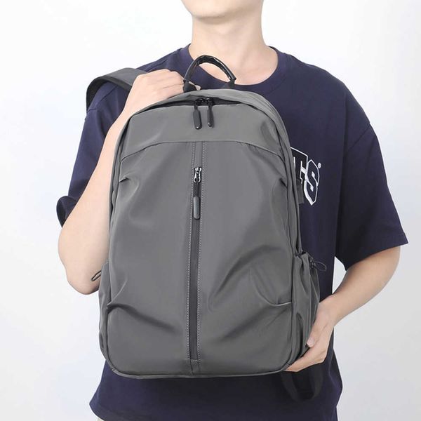 

men's new backpack 15.6-inch lapbag printable student travel 230817