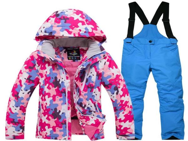 

skiing jackets brand boysgirls ski suit waterproof pantsjacket set 30 warm winter sports thickened clothes children039s suit8702890
