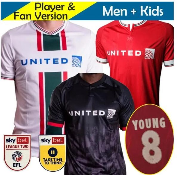 

23 24 wrexham soccer jerseys 2023 2024 home crysau pel droed fan hosannah camisetas futbol maillot foot davies young mullin cannon men footb, Black;yellow