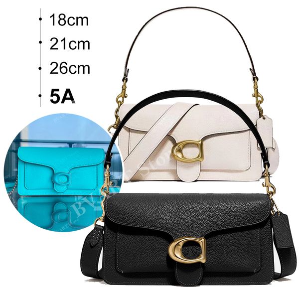 

5a designer shoulder bag c brand bag leather wallet luxury c buckle tabby classics women's cross-body bag fashion casual 2023 new 18cm