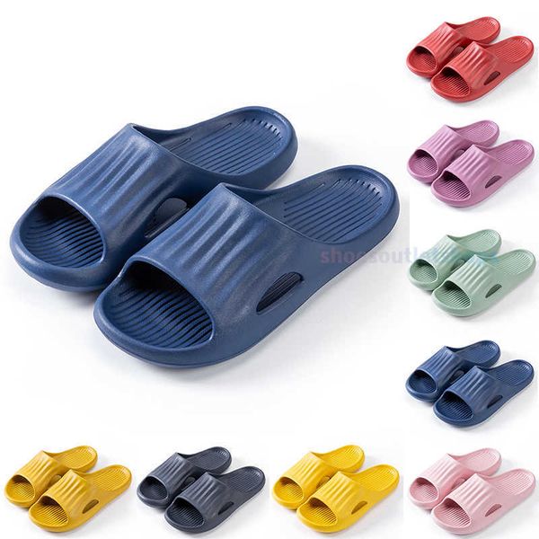 

non-brand women wholesale shoes mens slippers wine red lemon yellow green pink purple blue men slipper bathroom wading shoe411, Black