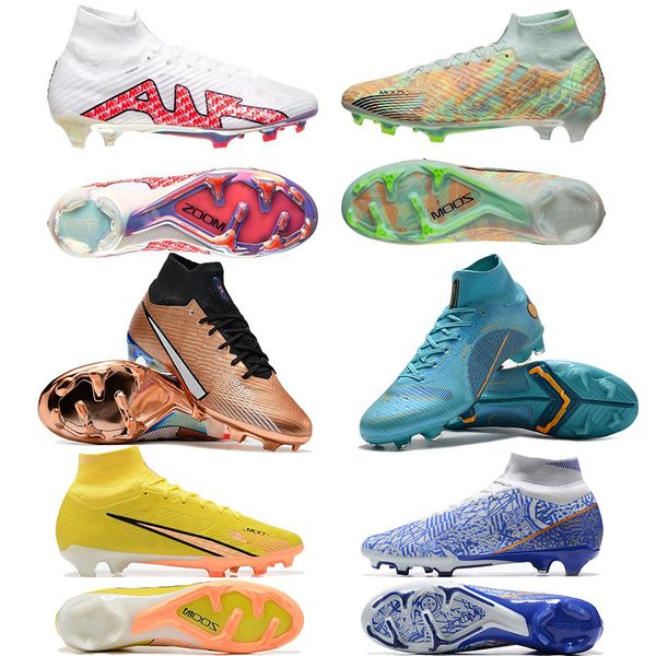 

2023 mens kids soccer shoes cleats tiempo legend ix 9 xxv silver elite fg youth blast mbappe cristiano ronaldo luminous dream speed 6 25th a