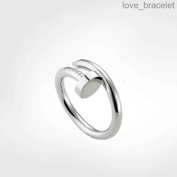 

explosive aristocrats designer ring silver nail love band ring stones design screw jewelry couple lover silver gold rings with original bag