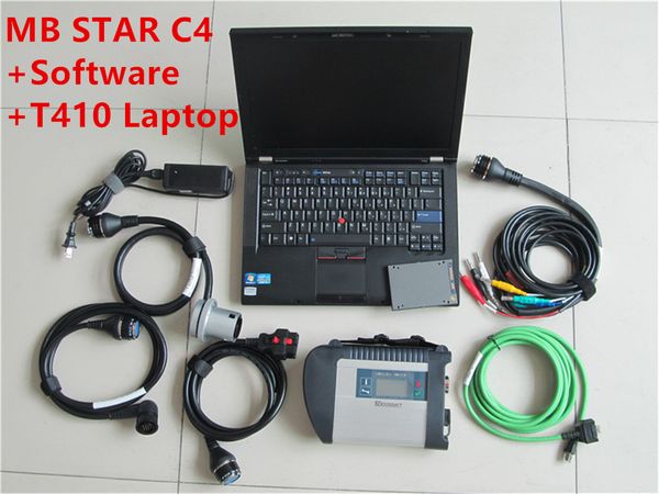

mb star c4 12v/24v multiplexer scanner tool + xentry software ssd t410 lapready to use