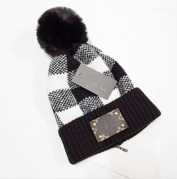 

designer beanie warm knitted hat classic skull caps fashion winter hairball hats breathable available in 8 colors multi color option, Blue;gray