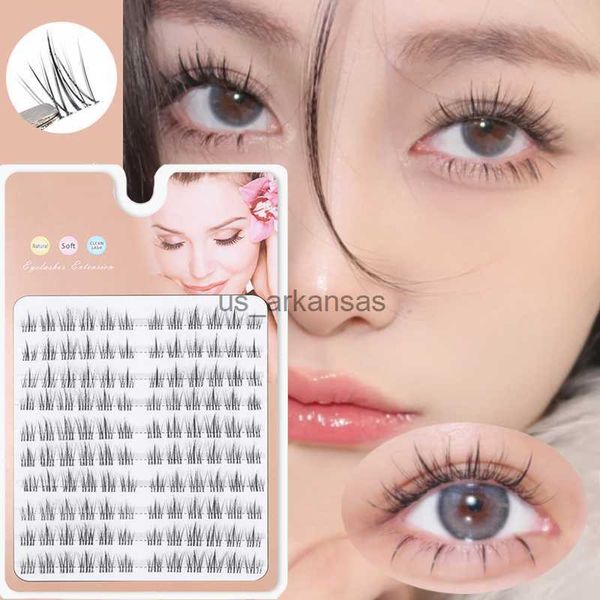 

false eyelashes individual grafting eyelash 1box 10d faux mink lasting eyelashes extension natural soft volume clusters false eyelashes make
