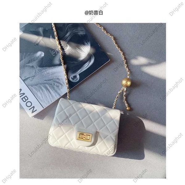 

fangchuzi golden ball chain bag fashion trend lingge lock buckle sheepskin women's bag one shoulder oblique cross small square bag 23ba