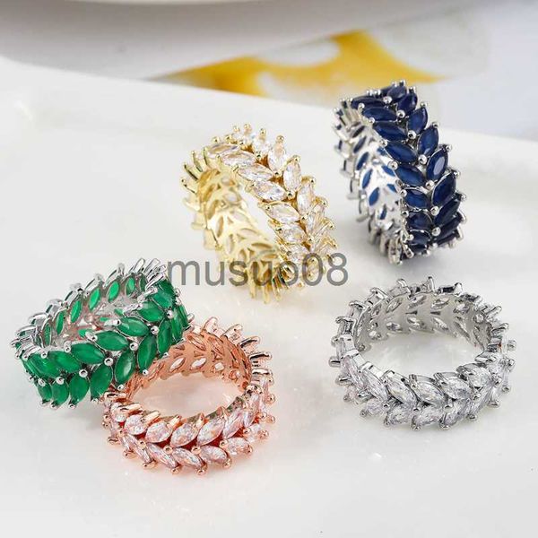 

band rings luxury double layer water drop brazilian style cubic zirconia ring fashion cz crystal women jewelry accessories j230817, Silver
