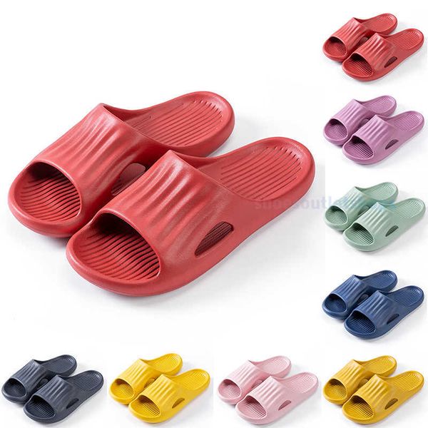 

women non-brand slippers quality mens good shoes wine red lemon yellow green pink purple blue men slipper bathroom wading shoe764, Black