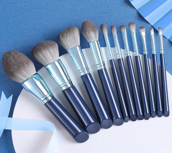 

custom logo makeup brush luxury beauty brushes super soft vegan cosmetics foundation make up tool set5365295