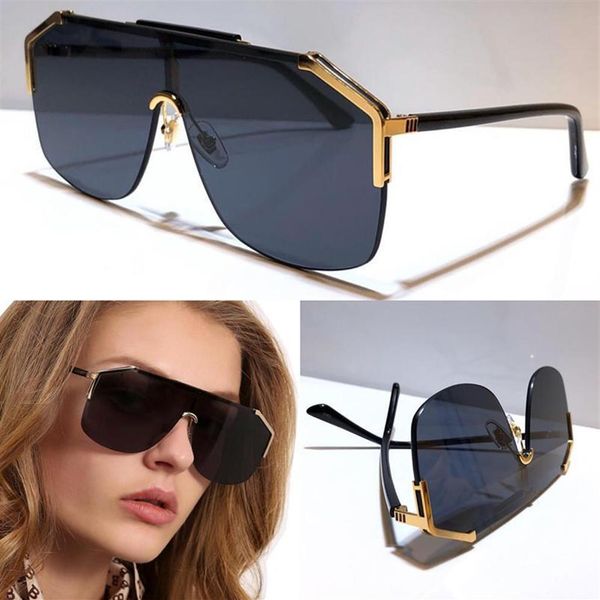 

design sunglasses goggles 0291 frameless ornamental fashion eyewear uv400 lens simple outdoor285c, White;black
