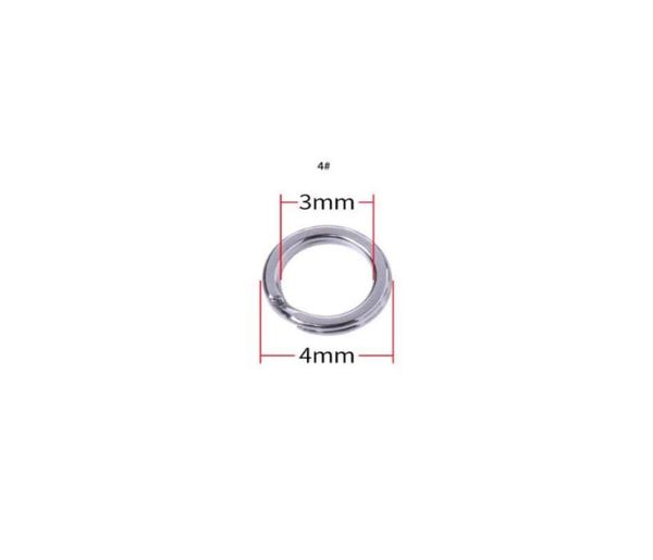 

fishing accessories vissen 100pcs split rings for blank lures crank bait double loop 3mm10mm carp tool7025229