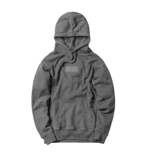 

thick kith box hoodie men womenembroidery black red pink kith sweatshirts casual loose pullover 2112218624222
