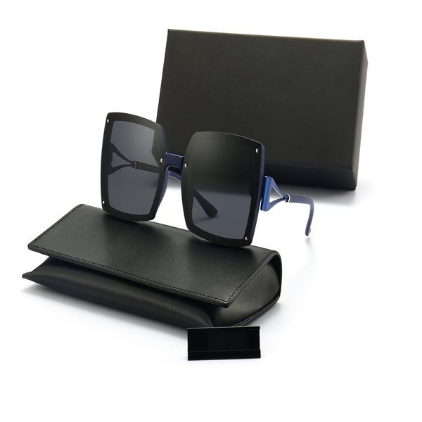

22ss womens designer sunglasses sun glasses square fashion gold frame glass lens eyewear for man woman with original cases boxs273q, White;black