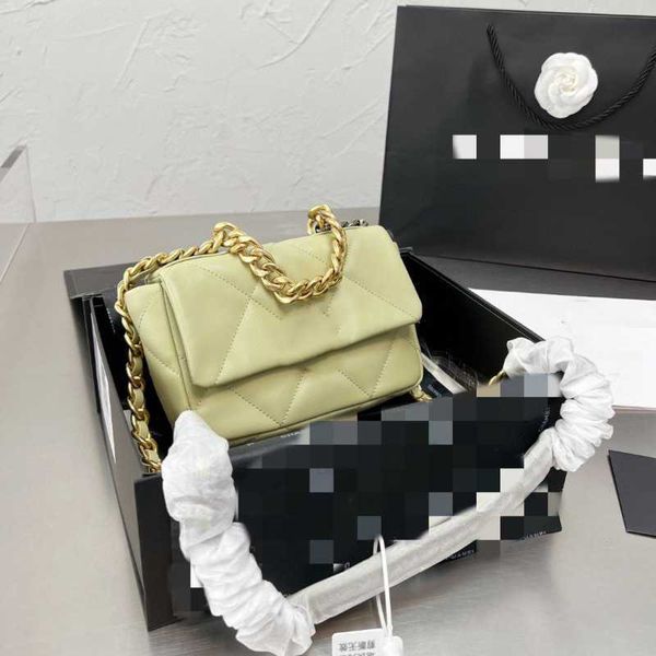 

leisure large lattice 19 series mini leather ling lattice bag fashion cowhide small fragrance chain bag women's bag 23bags