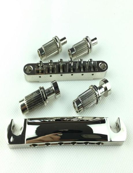 

1 set genuine original tuneomatic electric guitar bridge and tailpiece2857557