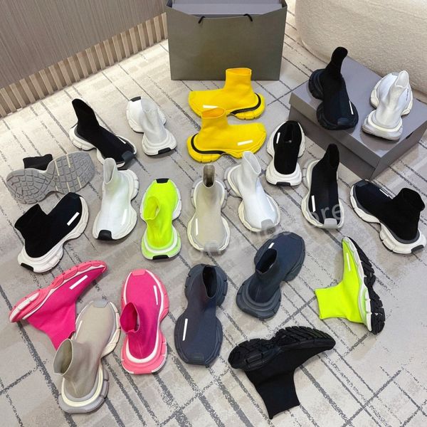 

new 3xl sock shoes outdoor shoes luxury designer men women 3xl sneaker classics high elastic knitted cotton double-sided velvet casual sock