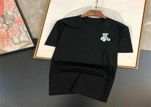 

2023 summer men039s designer t shirt suit casual men and women039s tshirt plaid printed short sleeve shirts selling highen9315898, White;black