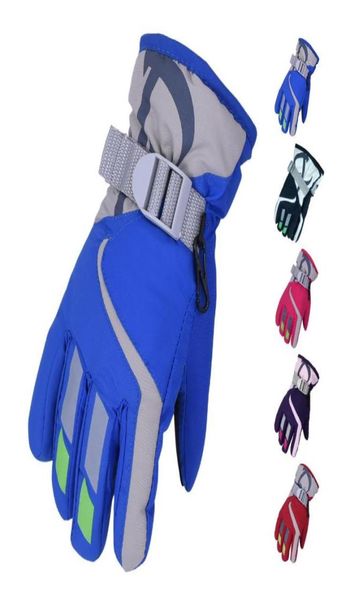 

marsnow winter professional ski gloves girls boys waterproof warm gloves snow kids windproof skiing snowboard7706434