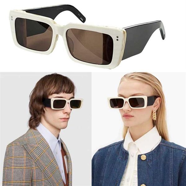 

2022ss designer women sunglasses mens or womens fashion classic square frame sunglasses 0543s travel vacation uv400 pr273z, White;black