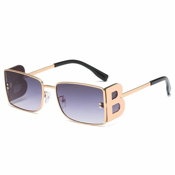 

2021 new women big square sunglasses women b lens detail rectangular frame sunglasses female brand vintage lady lunette de soleil 234z, White;black