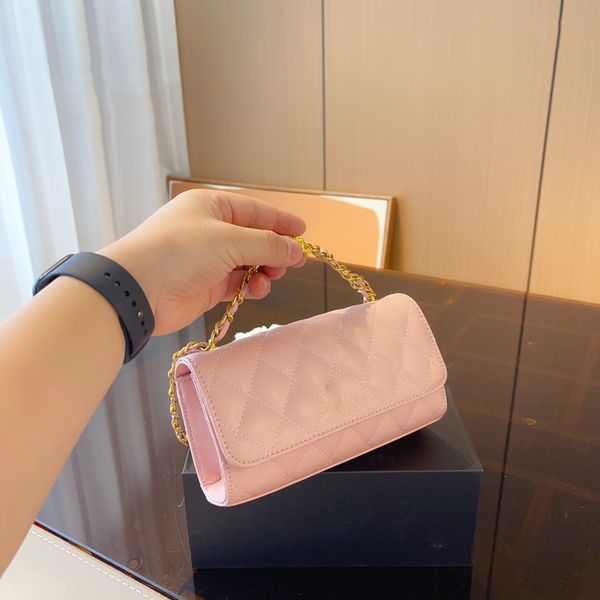 

2023 fashion casual women's plaid chain mini one-shoulder crossbody bag