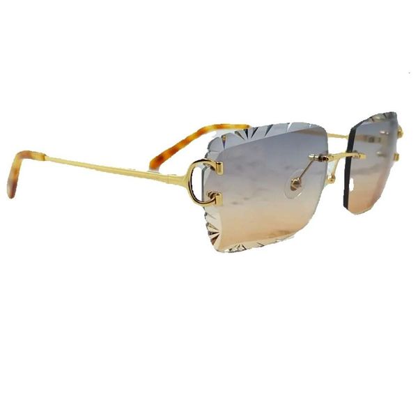 

y2k designer sunglasses carter diamond cut eyewear outdoor cool decoraiton vintage mens shades lentes de sol mujer, Black