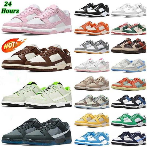 

shoes panda low casual for men women designer sneakers triple pink corduroy smoke grey fog sandrift cacao wow dusty olive gai mens womens ou, Black