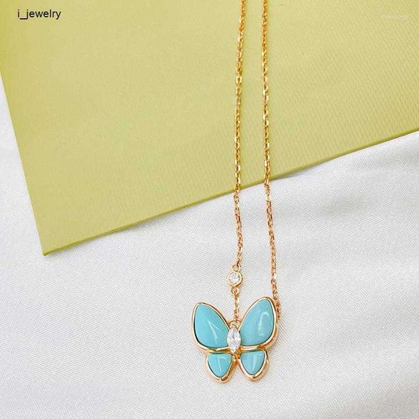 

necklace fashion 925 sterling silver fine jewelry necklace chain for women party wedding gorgeous water drop